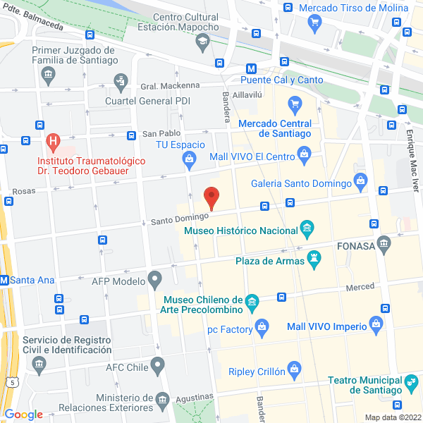 Map of Agencia de Aduana Luis Vargas
