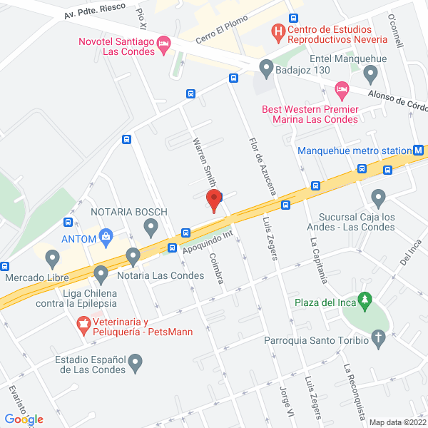 Map of Ac Clinopet