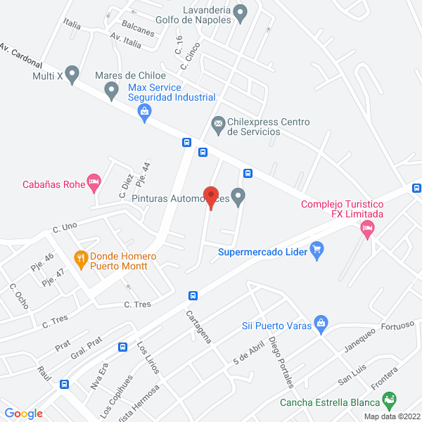 Map of Autovald pinturas Automotrices Ltda.