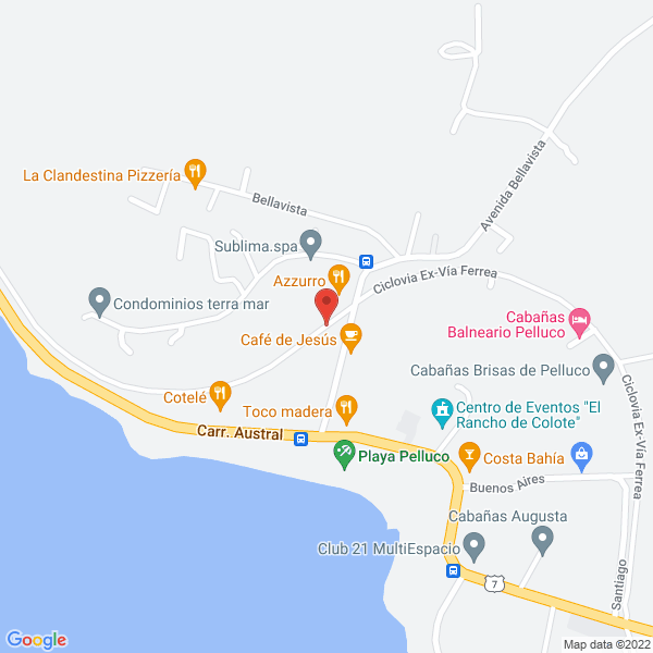 Map of Arriendo de Vajilla Ximena Klein