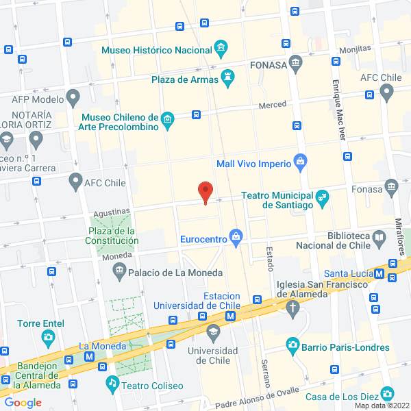 Map of Atam Asesorías y Mantención e Hijo Limitada