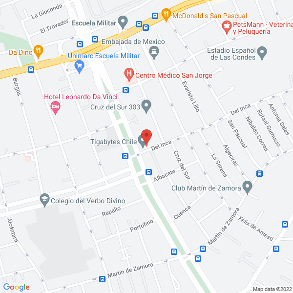 Map of Aurum Consultores