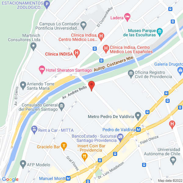 Map of A G Internacional