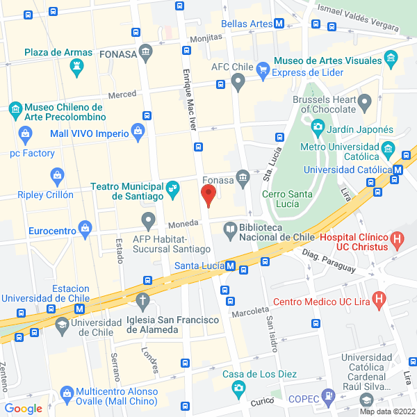 Map of Aminorte S.A.