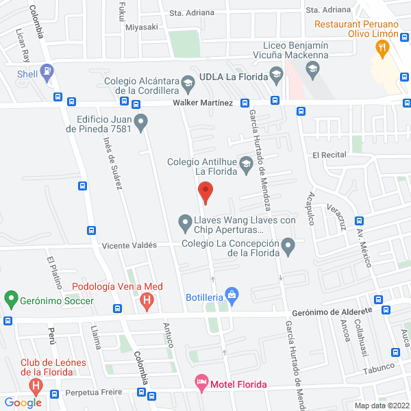 Map of Anubit Servicios Integrales