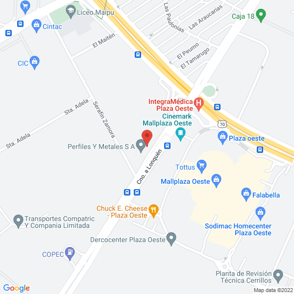 Map of Automóviles Quinteros