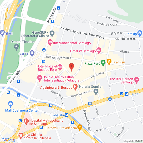 Map of Ahumada y Asociados S.A.