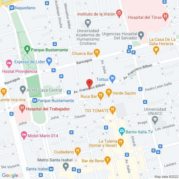 Map of Arriendo De Automoviles Good Rent a Car
