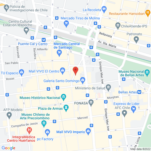 Map of Asesorías KSG
