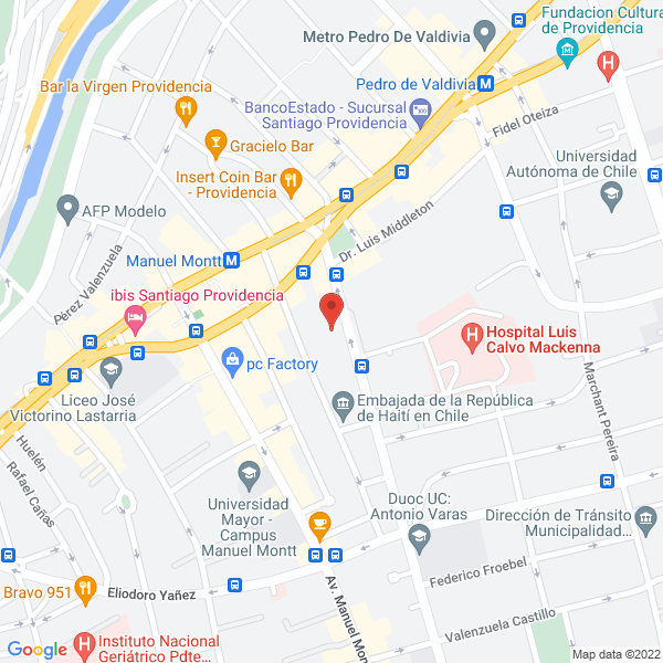 Map of Abarza Tejo Ltda. Jacqueline
