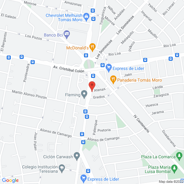 Map of Atenas Frenos