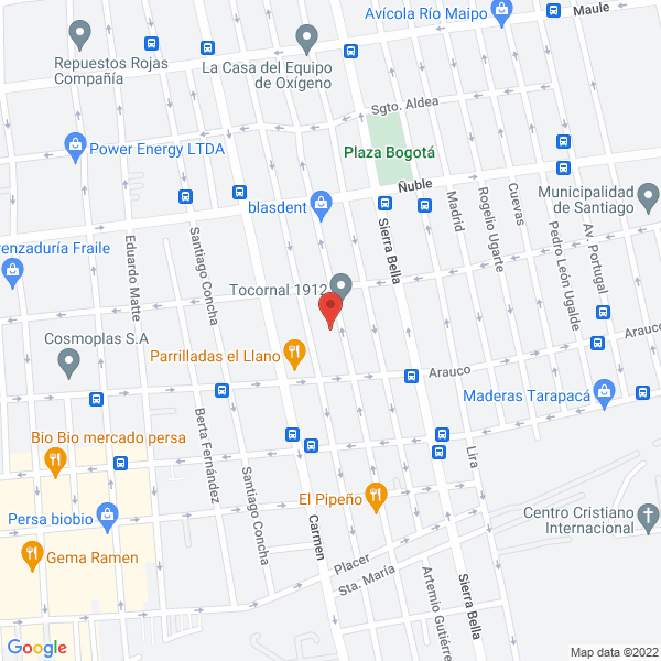 Map of Astudillo Aguilar, Marco Antonio