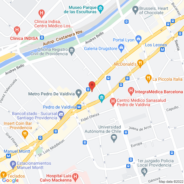 Map of Aurident Odontologia