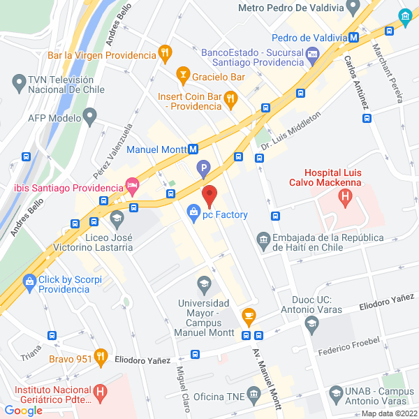 Map of Acofin S.A.