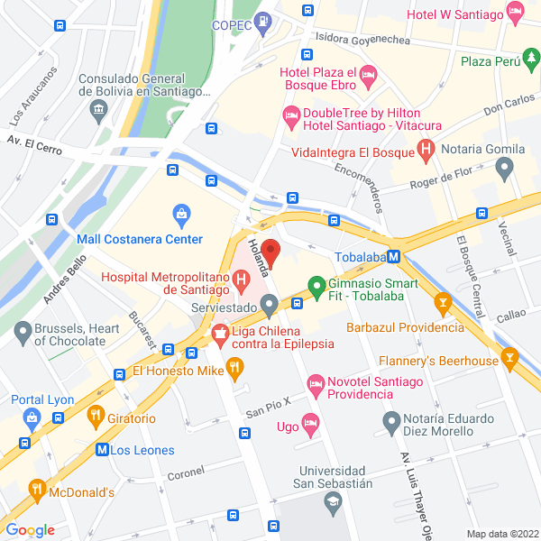 Map of Arquimedios
