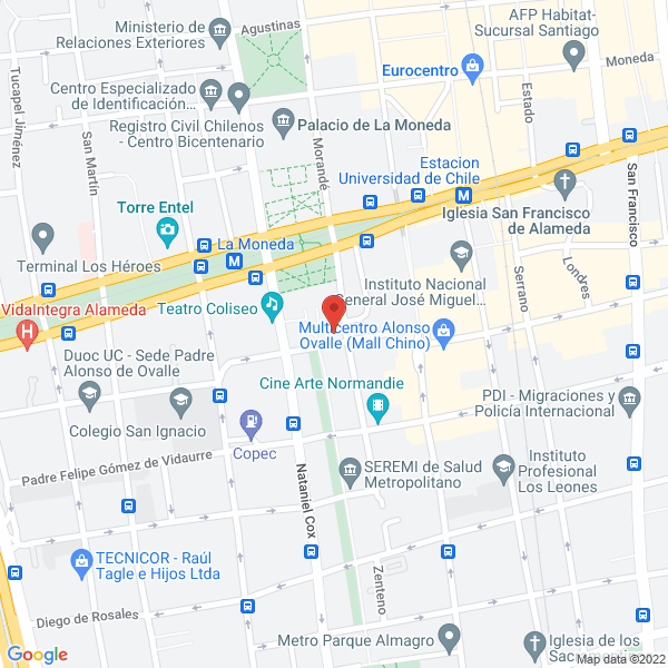 Map of Armería El Rifle Outdoor