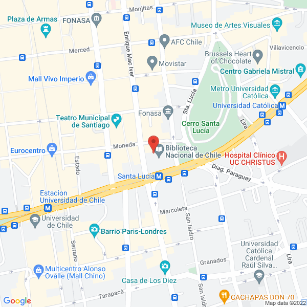 Map of Arkadia Ltda.