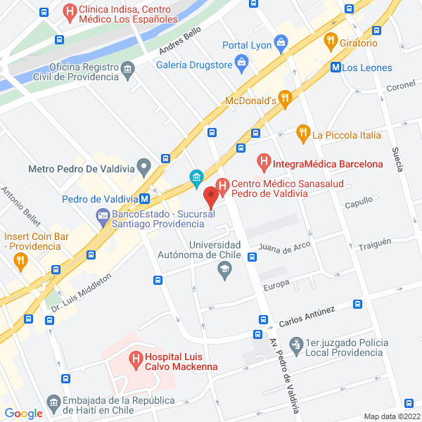 Map of Asesores Gerenciales Fuchs Consultores