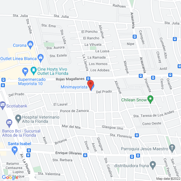 Map of Agencia Gratis Toboganes