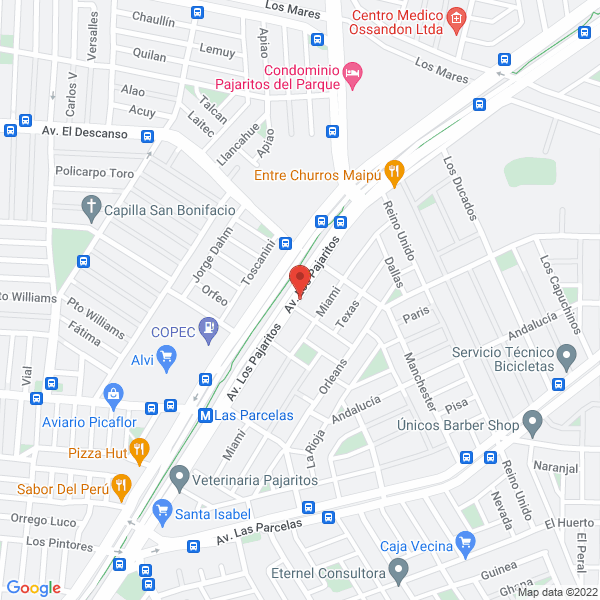 Map of A & A Mundo Autodhesivo