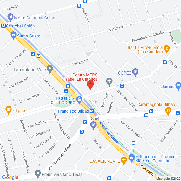 Map of Alfonso Cabezas Zúñiga