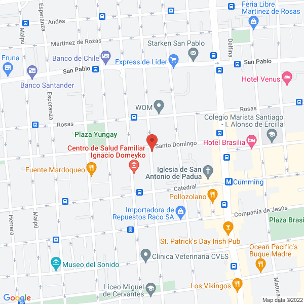 Map of Agualuz Producciones