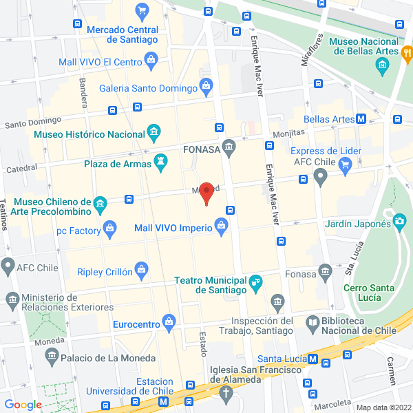 Map of Agencia de Aduana Hector Viveros Urrea