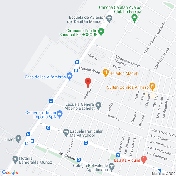Map of Aceite de Palta