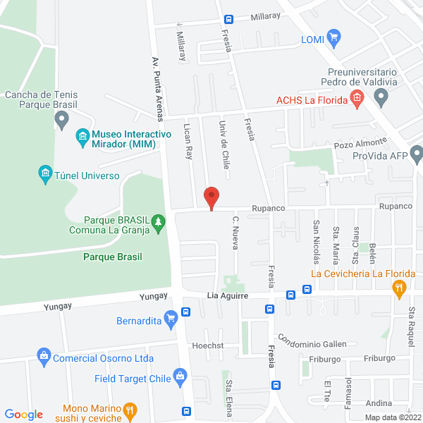 Map of Asfalto Vera