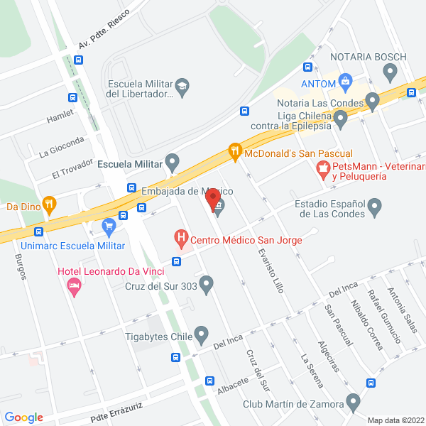 Map of Academia De Música Oriente