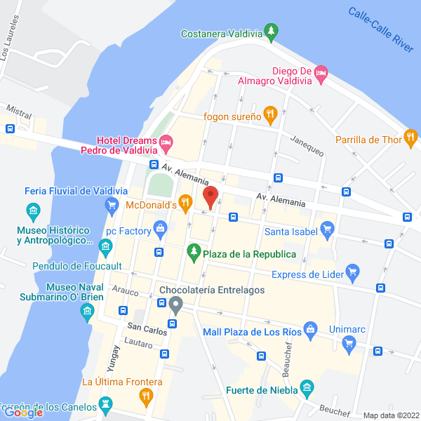 Map of Asesorías Financieras y Corretaje Pedro B. Torres C.
