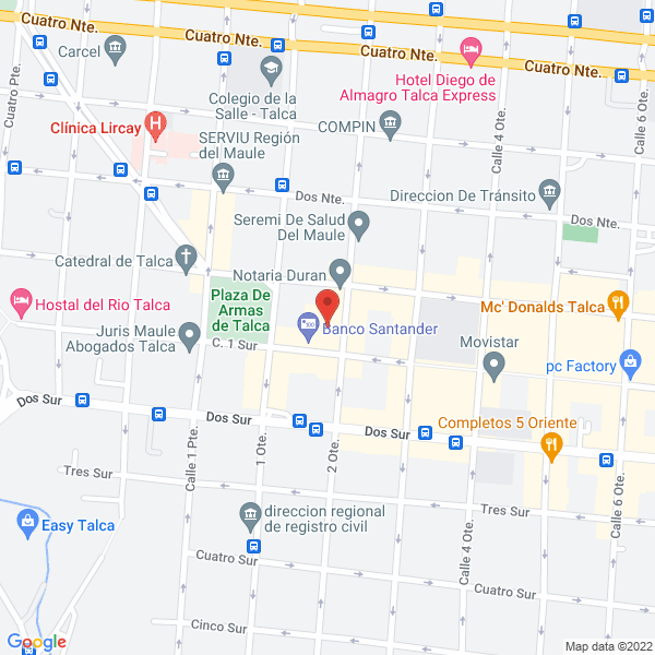 Map of ARES Propiedades