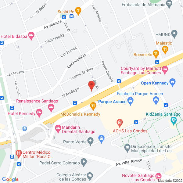 Map of Agrícola Ganadera Haras Carioca