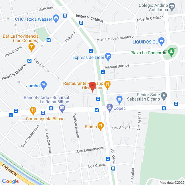 Map of Acercamiento.cl