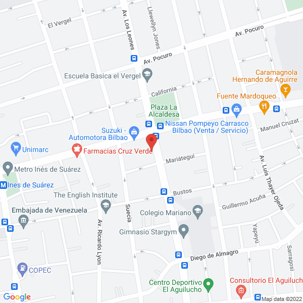 Map of Aru Ingeniería