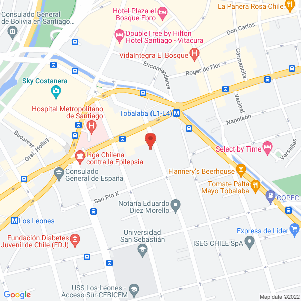 Map of Administración de Edificios Sonia Fuentes E.