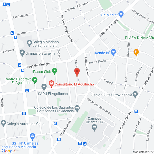Map of Arriendo de Vajillas y Fiestas Verónica Henríquez