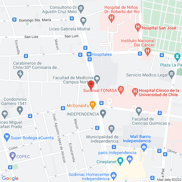 Map of Artículos Ortopédicos Martimed