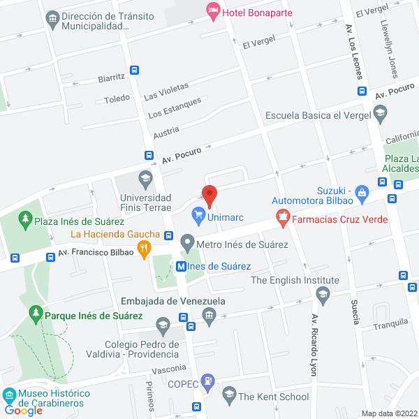 Map of Academia Pulso