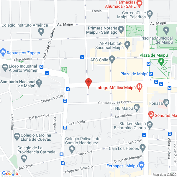 Map of Academia y estudio de baile Mi Salsa