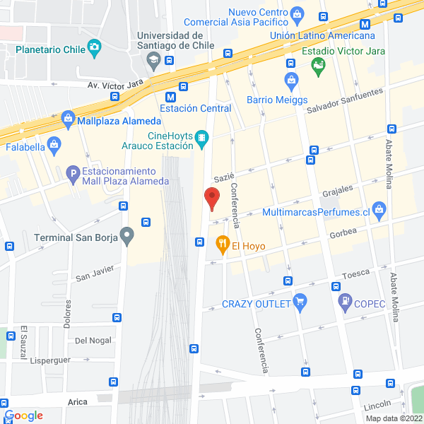 Map of Aluminios al Hogar