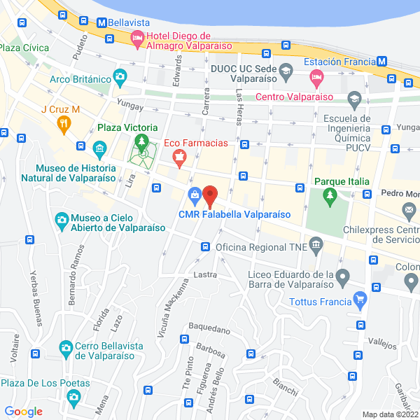 Map of Alta Costura Josefina Novias