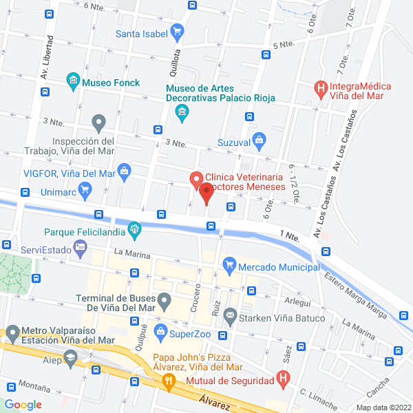 Map of Asistencia Técnica Bahamondez