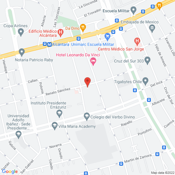 Map of Acf Corredores de Propiedades SA