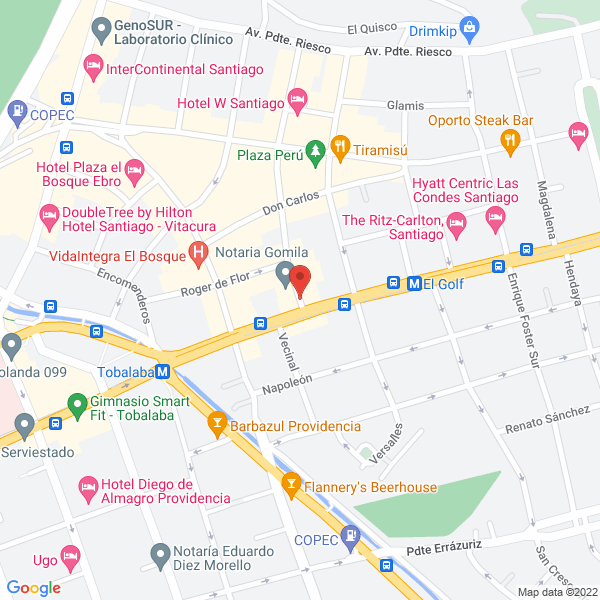 Map of Asoc Chilena De Telefonía Móvil, Atelmo.