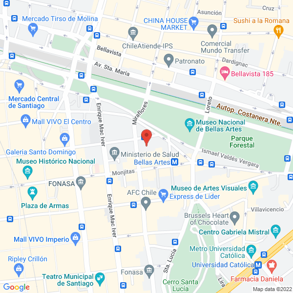 Map of Asesorias Tributaria y  Contable Julio A. Veas Veas