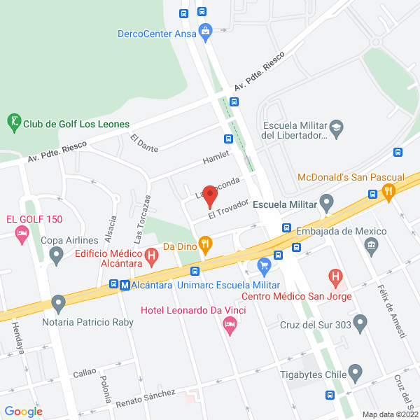 Map of Amaro Bermudez, Patricio Valentín