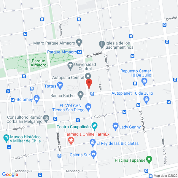 Map of Alintel