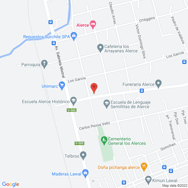 Map of Agencia Alerce de Mudanzas y Embalajes