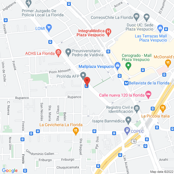 Map of Autos Check